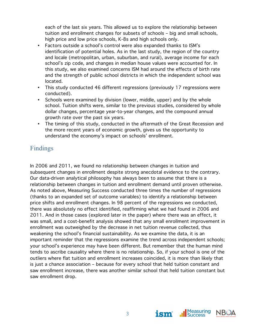 Effects Of Tuition Increases On Enrolment   ISM Whitepaper Feb 2017
